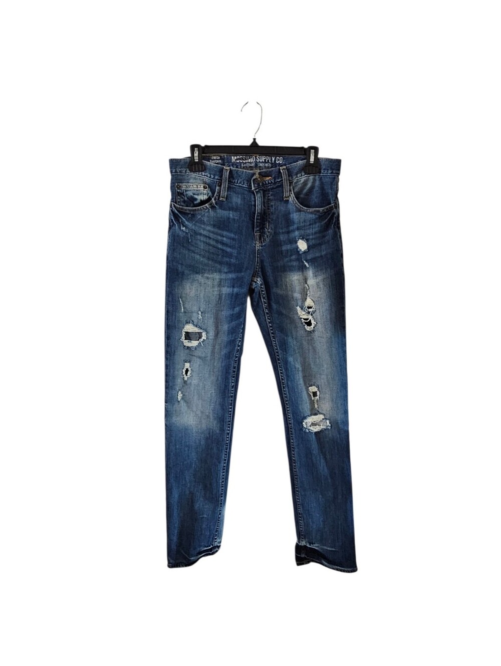 Mossimo Slim Straight Distressed Jeans Men's Size 30x32